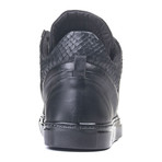Poseidon Snake Skin Sneaker // Black (Euro: 39)