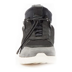 Enea Sneaker // Dark Grey + Black (Euro: 45)