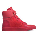 Amalfi Suede High-Top Sneaker // Red (Euro: 39)