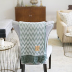 Alpaca Blend Throw // Dover