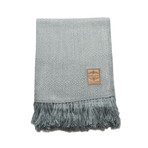 Alpaca Blend Throw // Moss