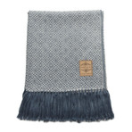 Alpaca Blend Throw // Pacific Blue