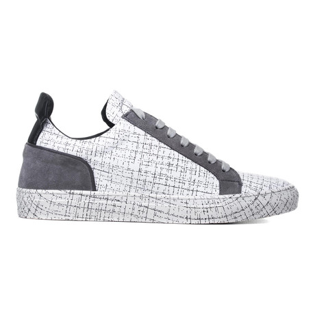 Amalfi Low-Top 2.0 Sneaker // White + Dark Grey (Euro: 39)