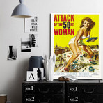 Attack of the 50 Foot Woman (24"W x 30"H x 1.5"D)