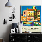 France By Train (30"W x 24"H x 1.5"D)