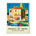 France By Train (30"W x 24"H x 1.5"D)