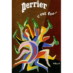 Perrier C'est Fou (30"W x 24"H x 1.5"D)