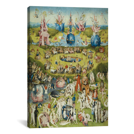 The Garden of Earthly Delights // Hieronymus Bosch // c. 1503 // Center Panel (26"W x 18"H x 0.75"D)