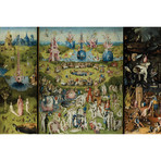 The Garden of Earthly Delights 1504 // Hieronymus Bosch (26"W x 18"H x 0.75"D)