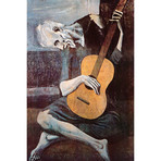 The Old Guitarist // Pablo Picasso (26"W x 40"H x 1.5"D)