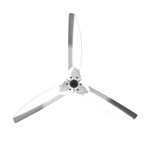 Haiku Luxe Ceiling Fan // 60" (Satin Nickel)