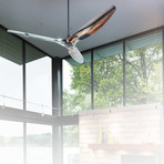 Haiku Luxe Ceiling Fan // 60" (Satin Nickel)