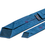 Silk Shantung Tie // Blue