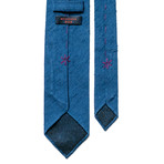 Silk Shantung Tie // Blue