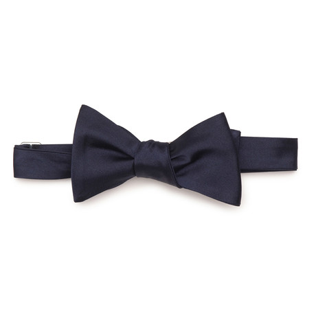 Silk Bow Tie // Midnight Blue