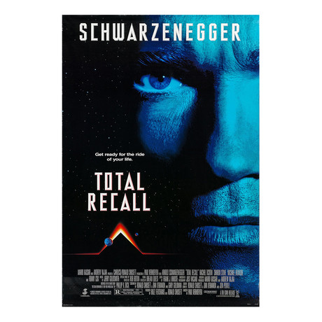 Total Recall Original One Sheet Movie Poster // 1990