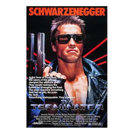 The Terminator Original One Sheet Movie Poster // 1984