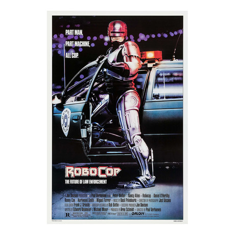 Robocop Original One Sheet Movie Poster // 1987