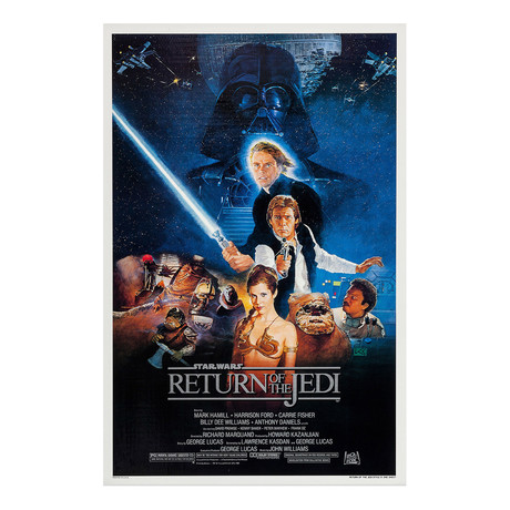 Return of the Jedi Original Movie Poster Style B // 1983