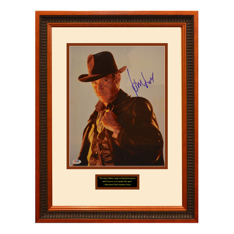 Harrison Ford as Indiana Jones // Signed Display