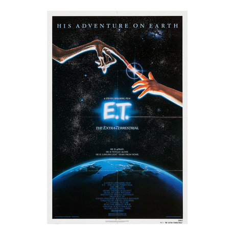 E.T. Original Movie Poster // 1982