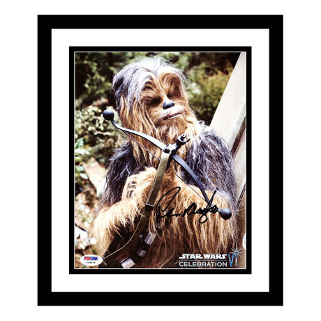 Star Wars Celebration Chewbacca Photo // Signed by Peter Mayhew