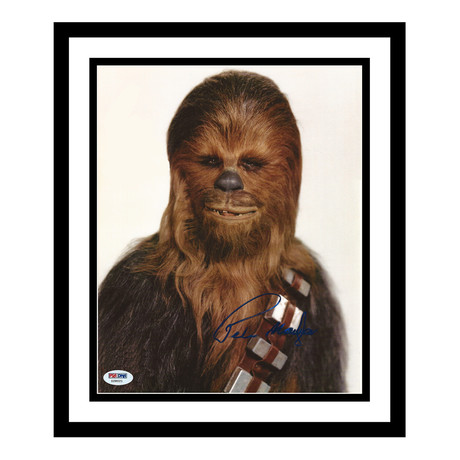 Star Wars Chewbacca Portrait // Signed by Peter Mayhew