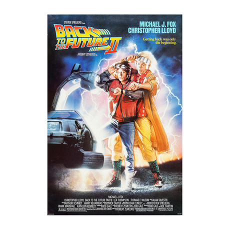 Back to the Future 2 Original One Sheet Movie Poster // 1989
