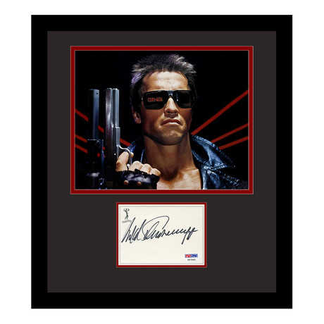 Arnold Schwarzenegger as Terminator // Signed Display