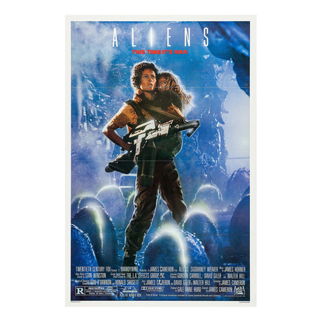 Aliens Original One Sheet Movie Poster // 1986