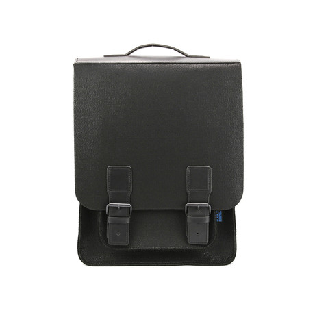 Kendrick Backpack // Felt + Leather (Black)