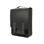 Kendrick Backpack // Felt + Leather (Black)