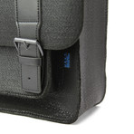 Kendrick Backpack // Felt + Leather (Black)