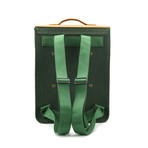 Kendrick Backpack // Felt + Leather (Black)