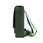 Kendrick Backpack // Felt + Leather (Black)