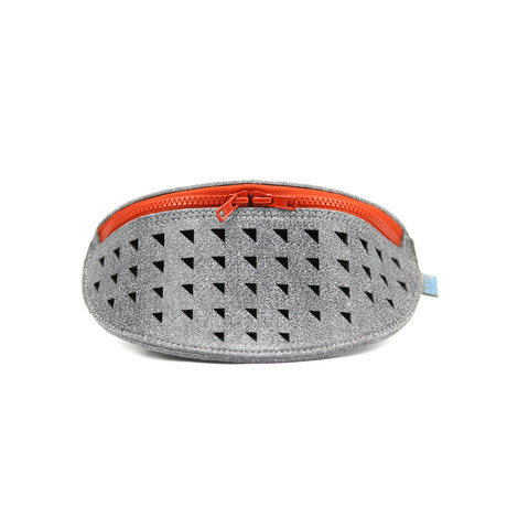 Quincy Bum Bag (Elephant Grey + Green)