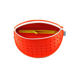 Quincy Bum Bag (Elephant Grey + Green)