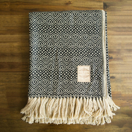 Alpaca Blend Throw // Guinness
