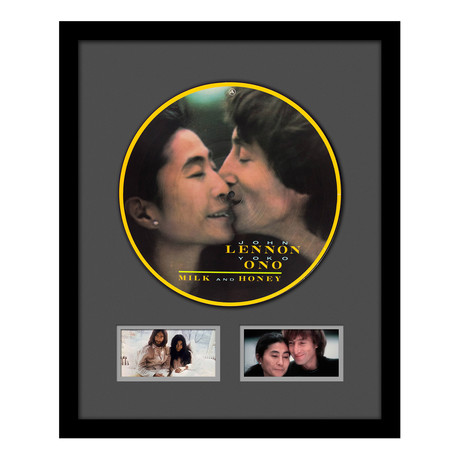 John Lennon & Yoko Ono Milk and Honey Album + Frame