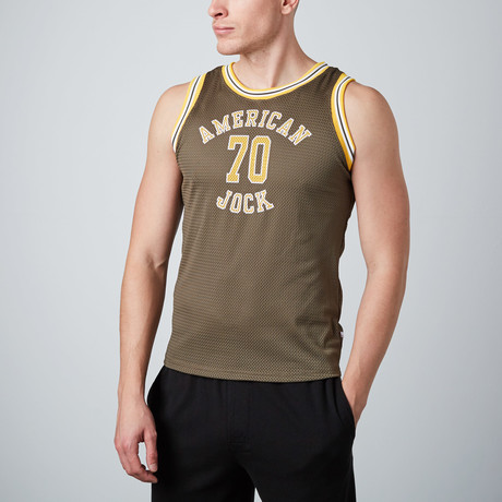 Aktivo Mesh Tank // Olive (S)