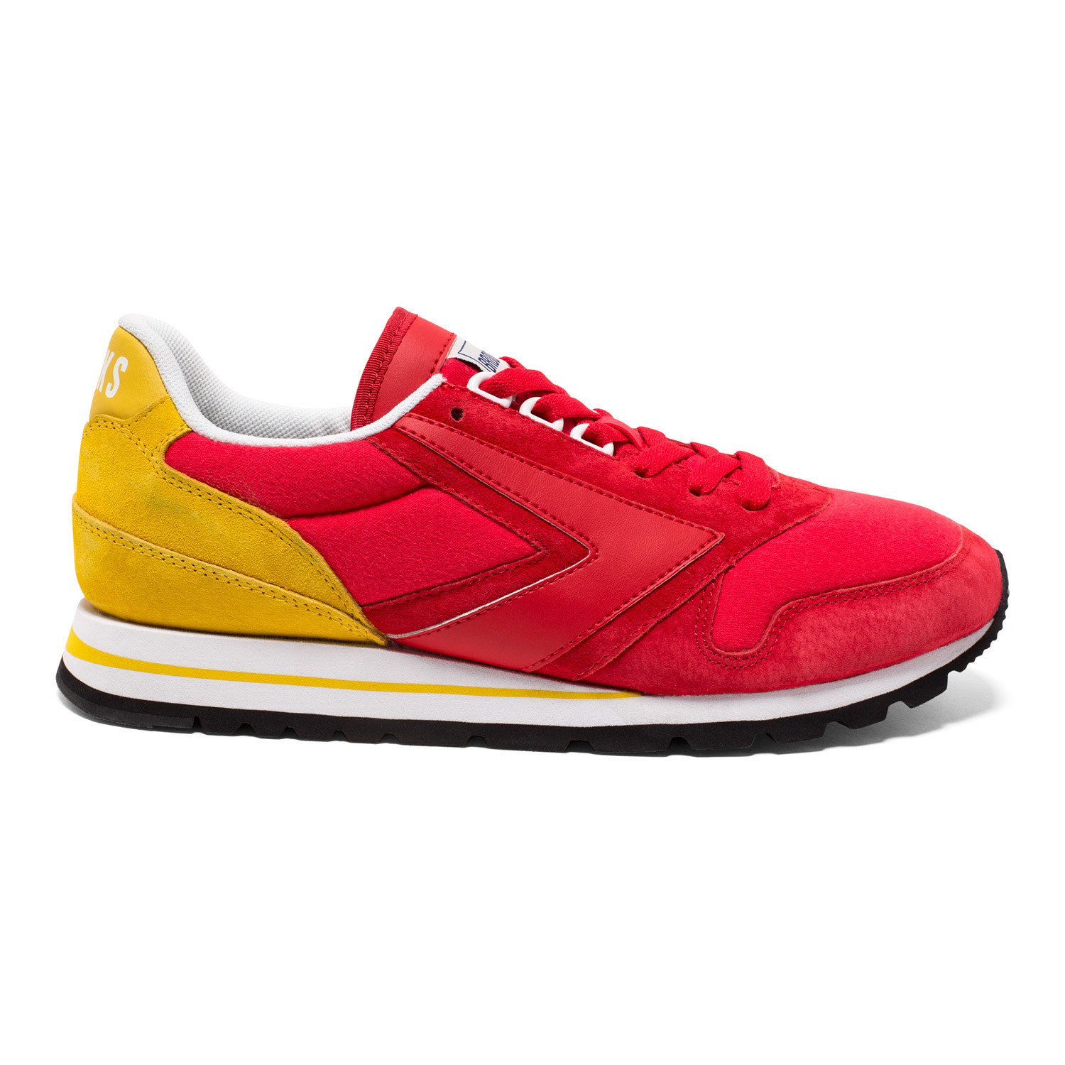 brooks sneakers red