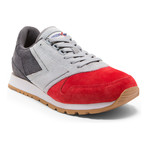 Chariot Sneaker // Sleet + Grey + Red (US: 7.5)