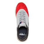 Chariot Sneaker // Sleet + Grey + Red (US: 7.5)