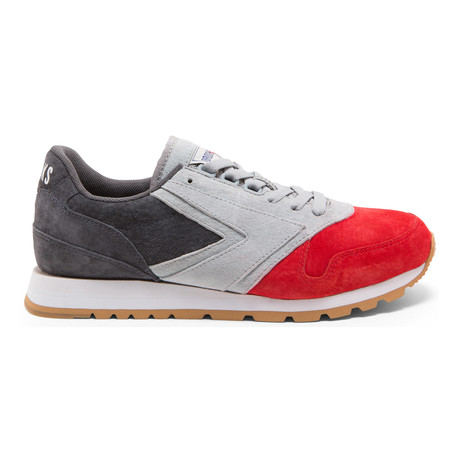 Chariot Sneaker // Sleet + Grey + Red (US: 7)