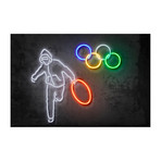 Stolen Olympics Ring // Octavian Mielu (18"W x 26"H x 0.75"D)