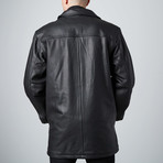 Glove Leather Peacoat // Black (M)