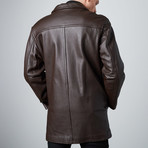Glove Leather Peacoat // Brown (M)