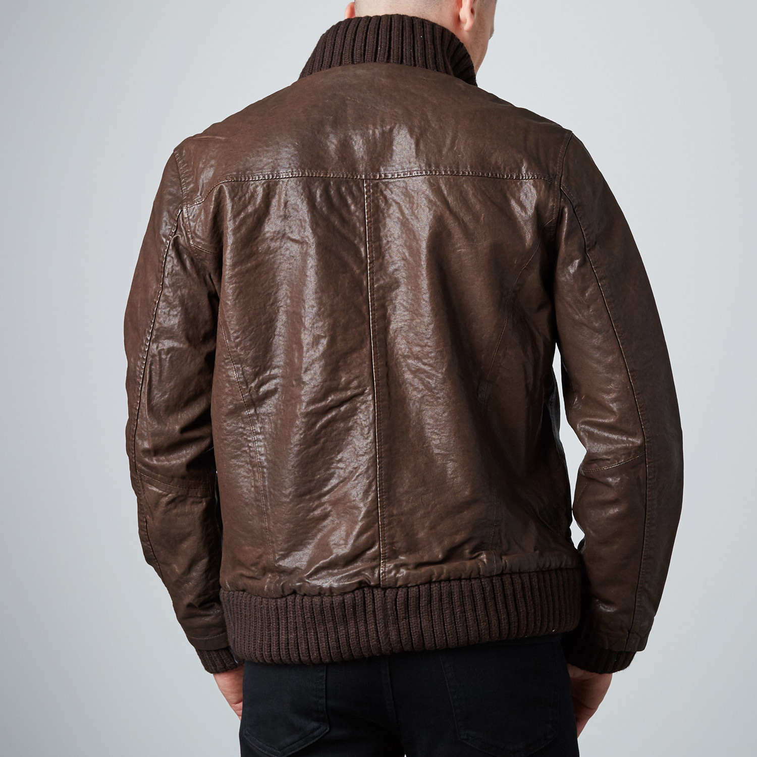 Be Free Modern Bomber // Brown (3XL) - Fall Leather Jackets - Touch of ...
