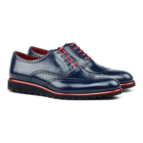 Wingtip Brogue // Navy (US: 6)