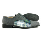 Plaid Oxford // Grey (US: 6.5)